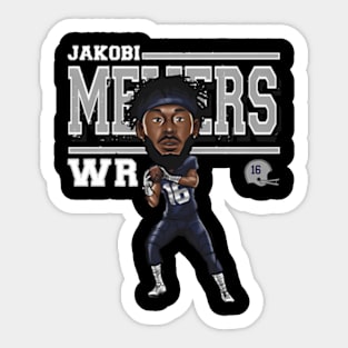 Jakobi Meyers New England Cartoon Sticker